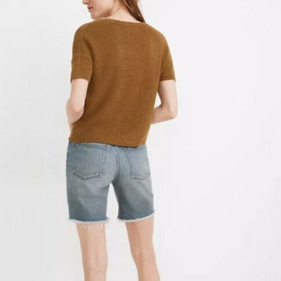 Madewell Henley Sweater Tee Size XL - Picture 2 of 6